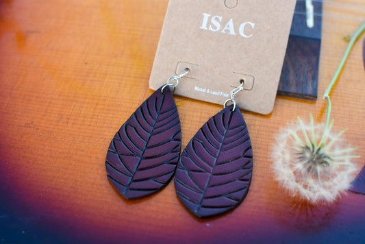 Tooled leather Earrings